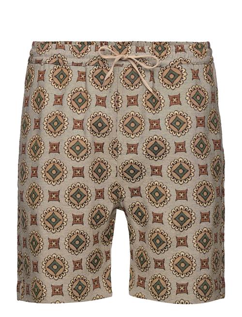 Hank Jacquard Shorts Les Deux Brown