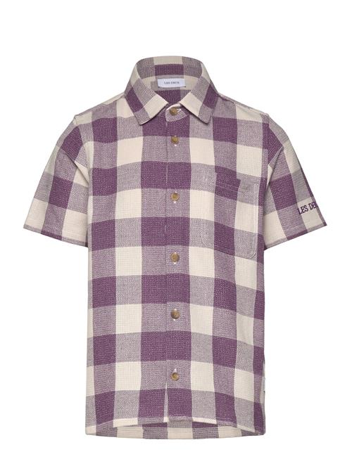 Les Deux Hank Buffalo Ss Shirt Kids Les Deux Purple