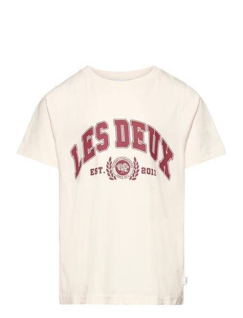 Se Les Deux University T-Shirt Kids Les Deux Cream ved Booztlet