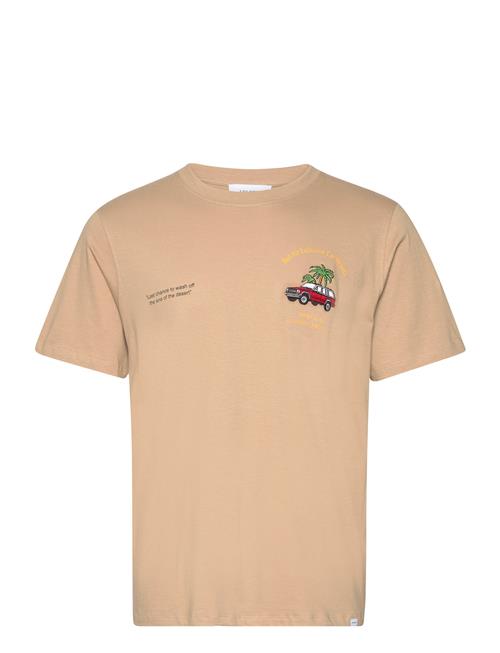 Les Deux Car Wash T-Shirt Les Deux Beige