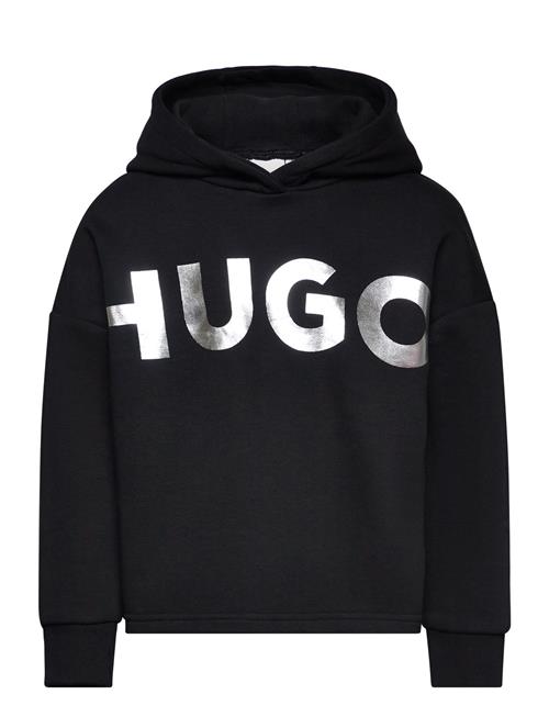 Se Hugo Kids Hooded Sweatshirt Hugo Kids Black ved Booztlet