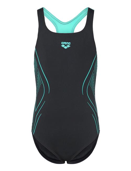 Se Arena G Reflecting Swimsuit Swim Pro Back Black-Water Arena Black ved Booztlet