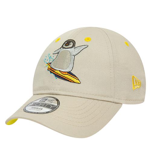 Se New Era New Era Kasket - 9Forty - Pingvin - Light Beige/Gul ved KidsWorld