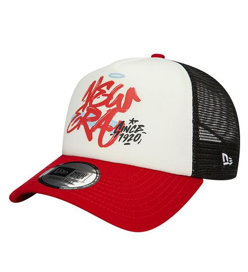 New Era New Era Kasket - Trucker - RÃ¸d/Sort/hvid