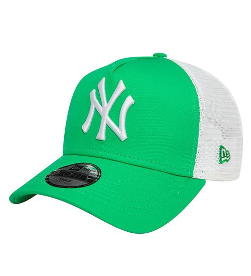 Se New Era New Era Kasket - 9Forty - New York Yankees - Bright Green/Hvid ved KidsWorld