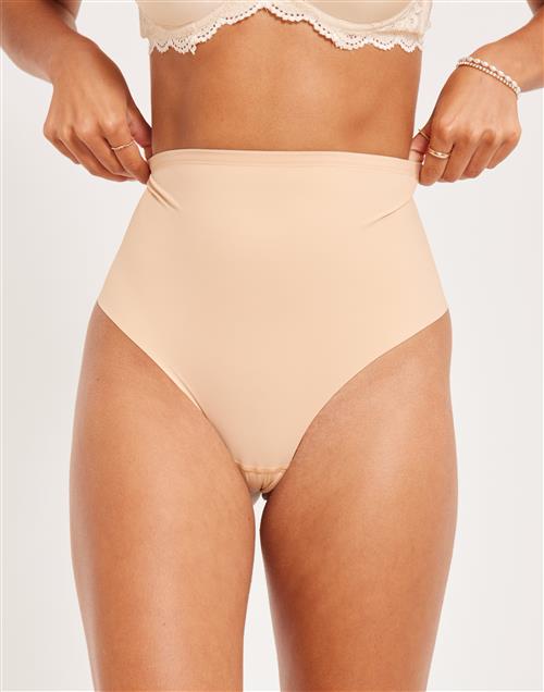 Bye Bra - Beige - Sculpting Mid Waist Thong