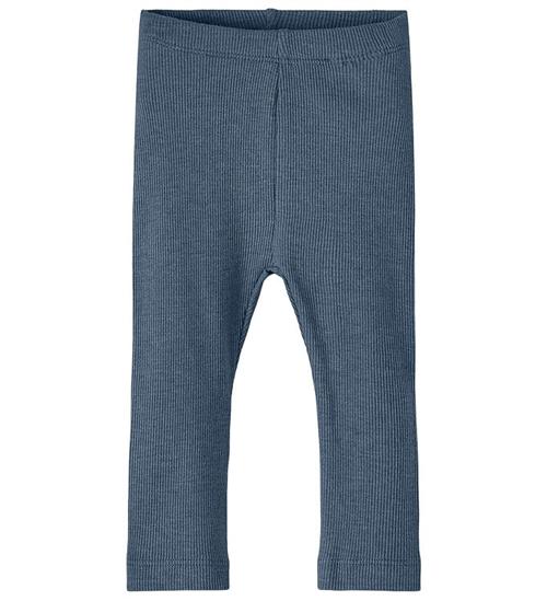 Name It Name It Leggings - Noos - Rib - NbnKab - Bering Sea/Melange