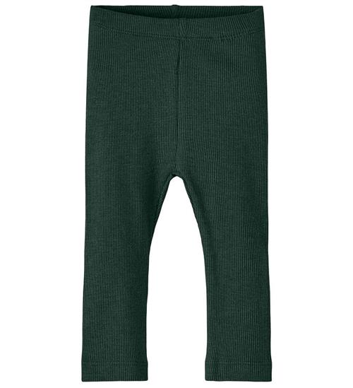 Name It Name It Leggings - Noos - Rib - NbnKab - Pine Grove/Melange