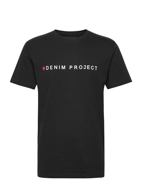 Se Denim project Logo Tee Denim Project Black ved Booztlet