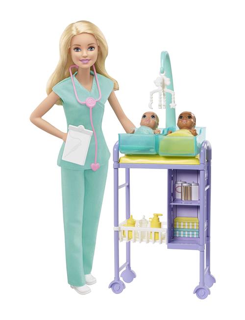 Barbie Baby Doctor Doll Barbie Patterned