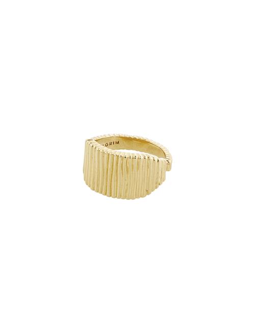 Pilgrim Jemma Square Signet Ring Pilgrim Gold