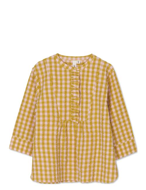 Se Juna Bæk&Bølge Irene Shirt Juna Yellow ved Booztlet