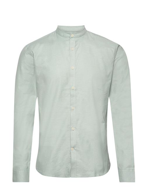 Lindbergh Yarn Dyed Oxford Superflex Shirt L/ Lindbergh Green