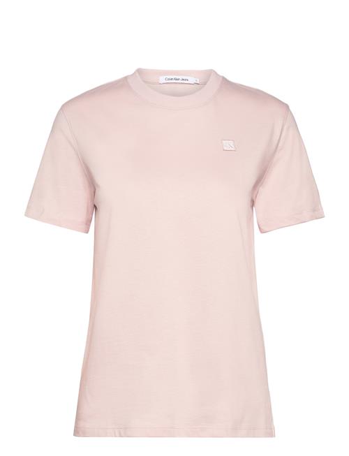 Calvin Klein Jeans Ck Embro Badge Regular Tee Calvin Klein Jeans Pink