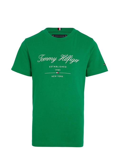 Tommy Hilfiger Tommy Script Tee S/S Tommy Hilfiger Green