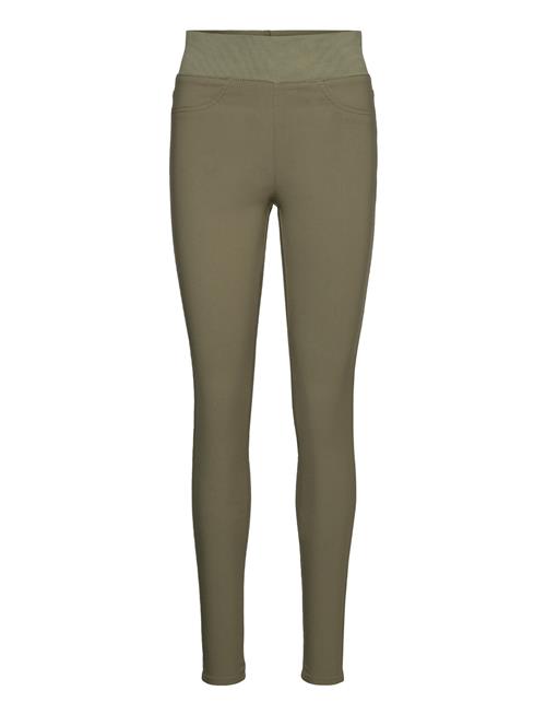 Pants From Freequent In A Soft Material With Power Stretch. The Pants Have A Sim FREE/QUENT Green