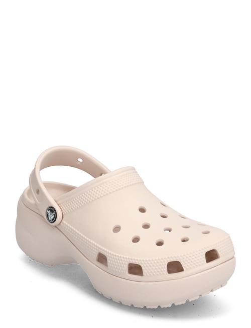 Se Crocs Classic Platform Clog W Crocs Cream ved Booztlet