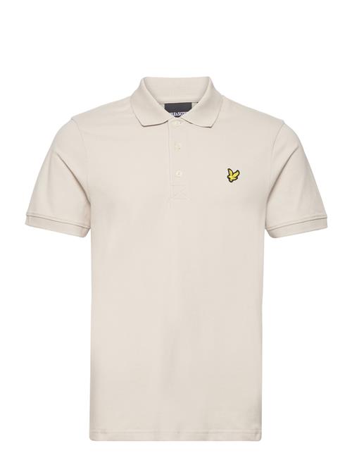 Se Lyle & Scott Plain Polo Shirt Lyle & Scott Cream ved Booztlet