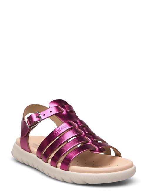 Se GEOX J Sandal Soleima Gir GEOX Pink ved Booztlet