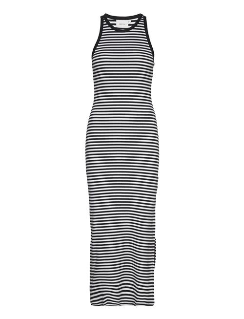 Gestuz Drewgz Striped Sl Long Dress Gestuz Black