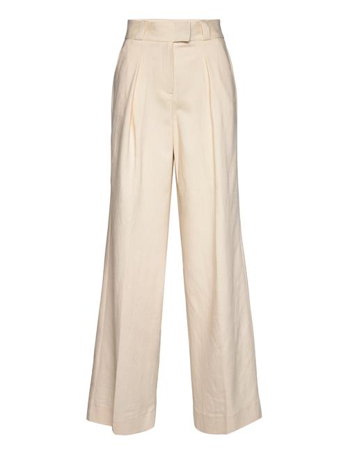 Se IVY OAK Wide Leg Pants IVY OAK Cream ved Booztlet