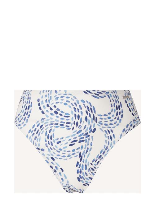 Lexington Clothing Sara High-Waisted Printed Bikini Bottom Lexington Clothing Blue