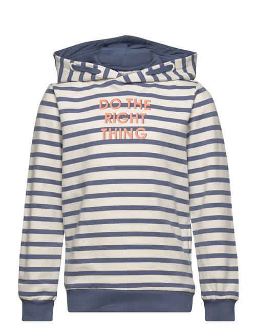 Se Minymo Sweatshirt Ls Aop Minymo Blue ved Booztlet