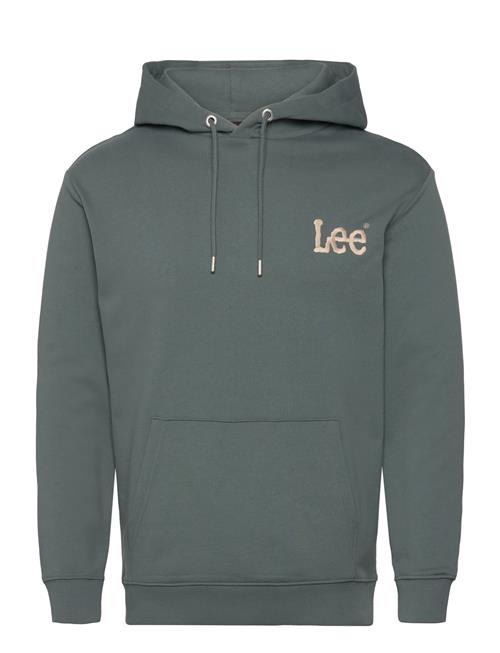 Se Lee Jeans Core Hoodie Lee Jeans Blue ved Booztlet