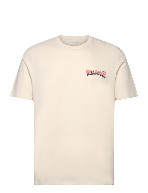 Se Wrangler Graphic Tee Wrangler Cream ved Booztlet