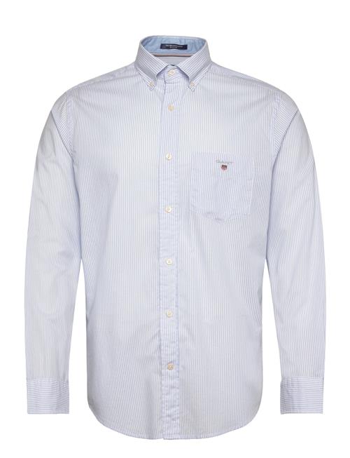 GANT Reg Poplin Stripe O.shield Shirt GANT Blue