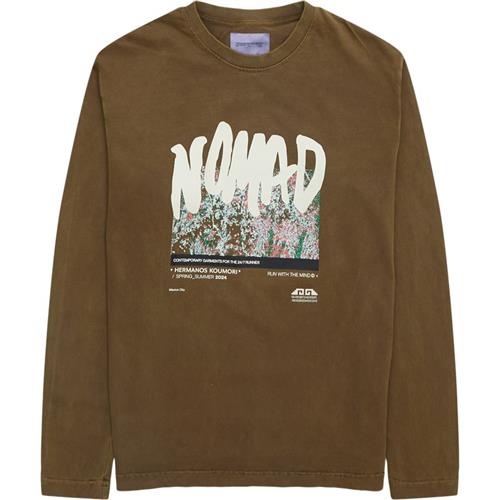 Hermanos Koumori Nomad L/æ T-shirt Brown