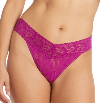 Hanky Panky Trusser 3P Original Rise Thong D1 Chok Rosa nylon One Size Dame