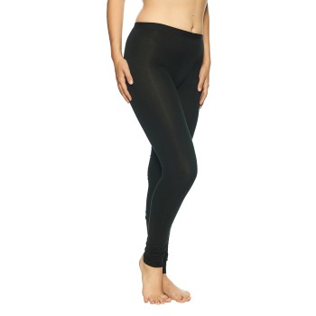 Se Lady Avenue Bamboo Long Leggings Sort Bambus X-Large Dame ved Timarco