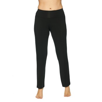 Lady Avenue Bamboo Lounge Pants Sort Bambus Small Dame