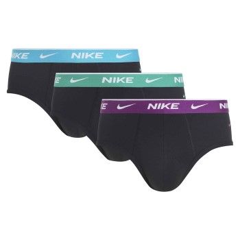 Nike 9P Cotton Stretch Briefs Sort bomuld Medium Herre