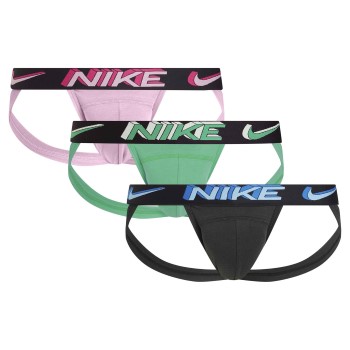 Nike 6P Dri-Fit Essential Micro Jockstrap Rosa polyester Large Herre