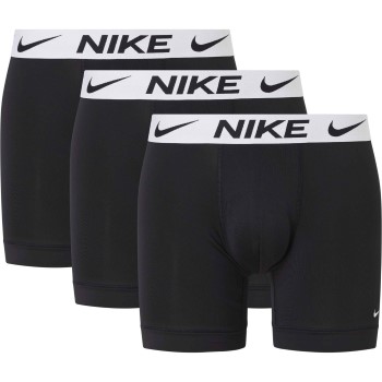 Nike 9P Everyday Essentials Micro Boxer Brief Sort/Hvid polyester Large Herre