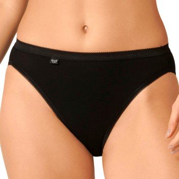 Sloggi Trusser 2P Basic Plus Tai Briefs Sort bomuld 44 Dame