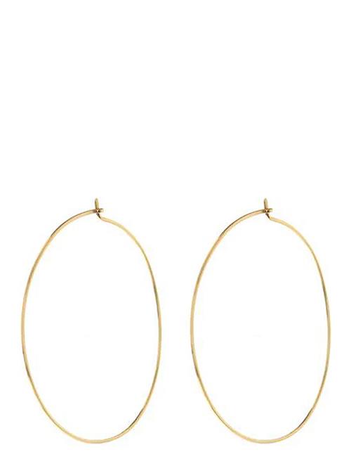 LUV AJ The Capri Wire Hoops-Gold LUV AJ Gold