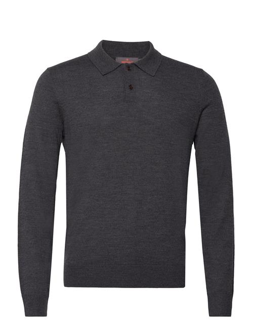 Morris Merino Polo Knit Morris Black