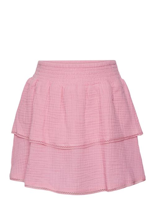 Vero Moda Girl Vmnatali Hw Short Lace Skirt Wvn Girl Vero Moda Girl Pink