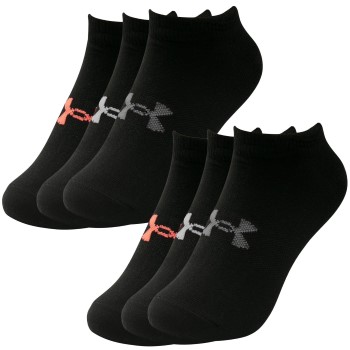 Under Armour Strømper 12P Essential No Show Socks Sort polyester Strl 37/41 Dame