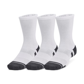 Under Armour Strømper 9P Performance Tech Crew Socks Hvid polyester Large