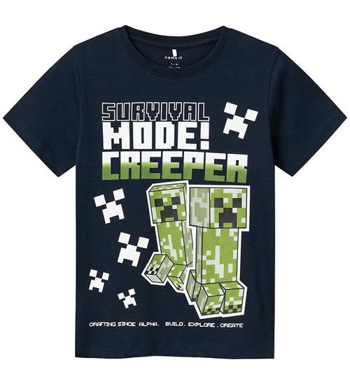 Name It Name It T-shirt - Noos - NkmMylius Minecraft - Dark Sapphire