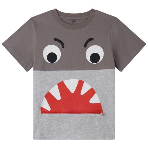 Stella McCartney Kids T-shirt Med Hajprint Grå | Grå | 3 years