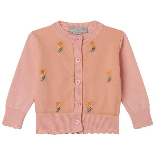 Stella McCartney Kids Broderet Babycardigan Lakserosa | Lyserød | 12 months