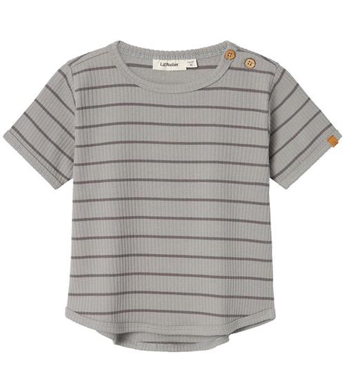 Lil Atelier Lil' Atelier T-shirt - Rib - NmmKail - Limestone