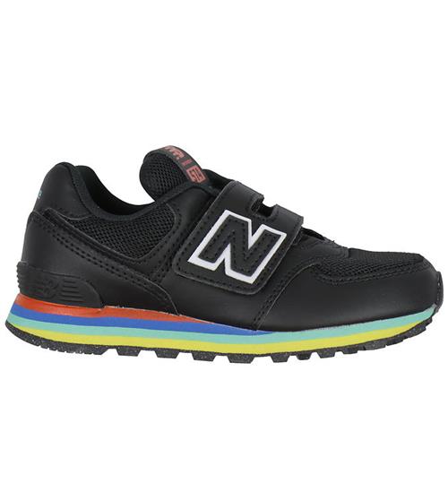 Se New Balance Sko - 574 - Sort/Neo Flame ved KidsWorld