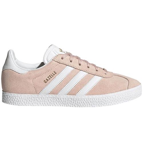 Se adidas Originals Sko - Gazelle J - Pink Tint/Cloud White ved KidsWorld