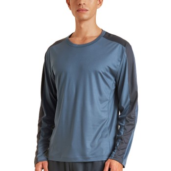 Se Calida DSW Cooling Sweat-Shirt Blå tencel Large Herre ved Timarco